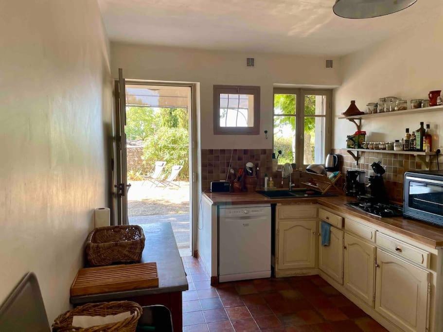 La Maison Du Prieure Vezenobres Esterno foto